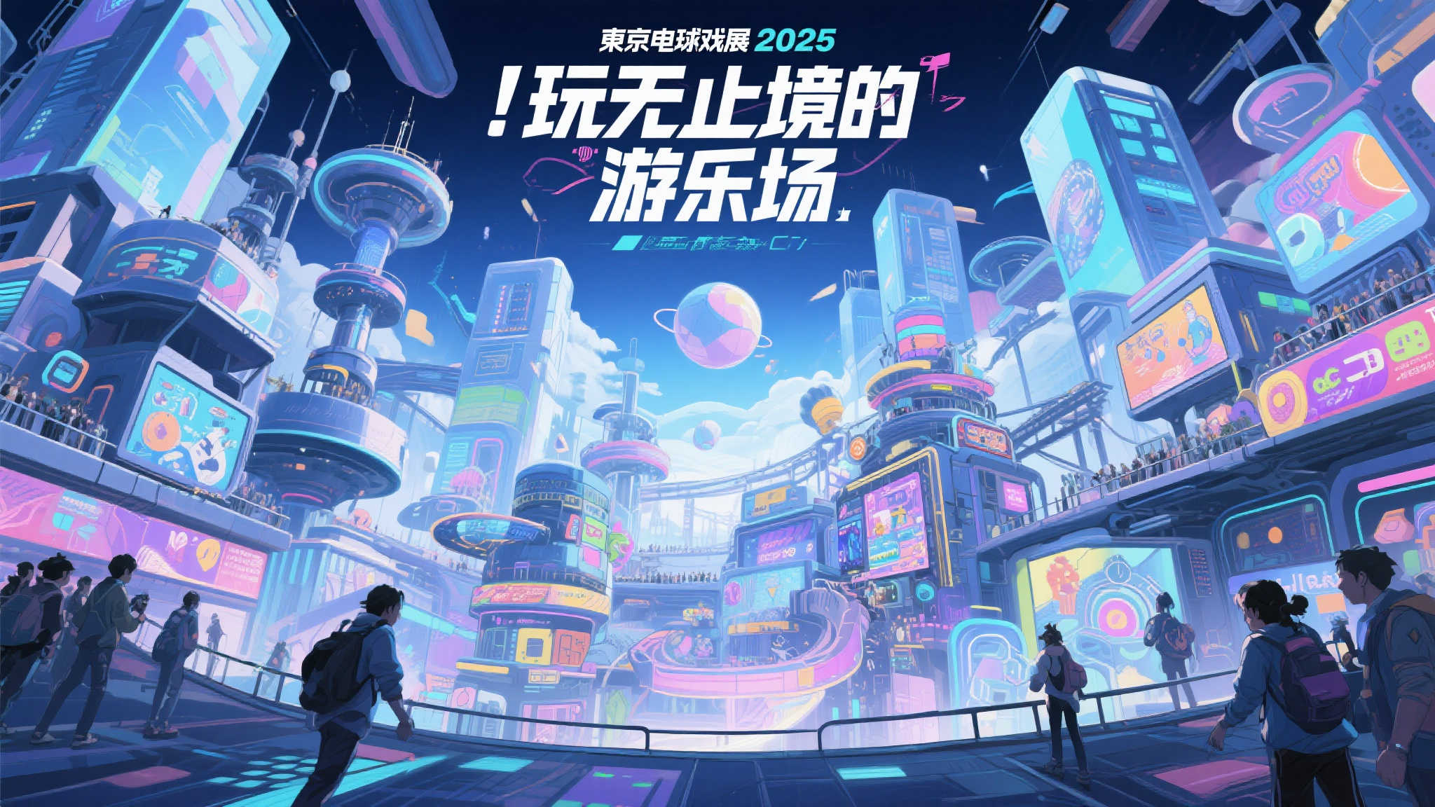 无限欢乐的游戏天堂！东京电玩展2025主视觉图震撼发布