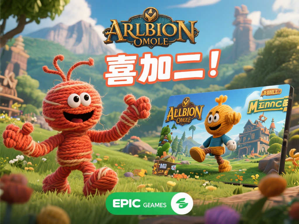Epic双倍福利：免费领取MMO《阿尔比恩Online》与爆笑解谜游戏《毛线先生