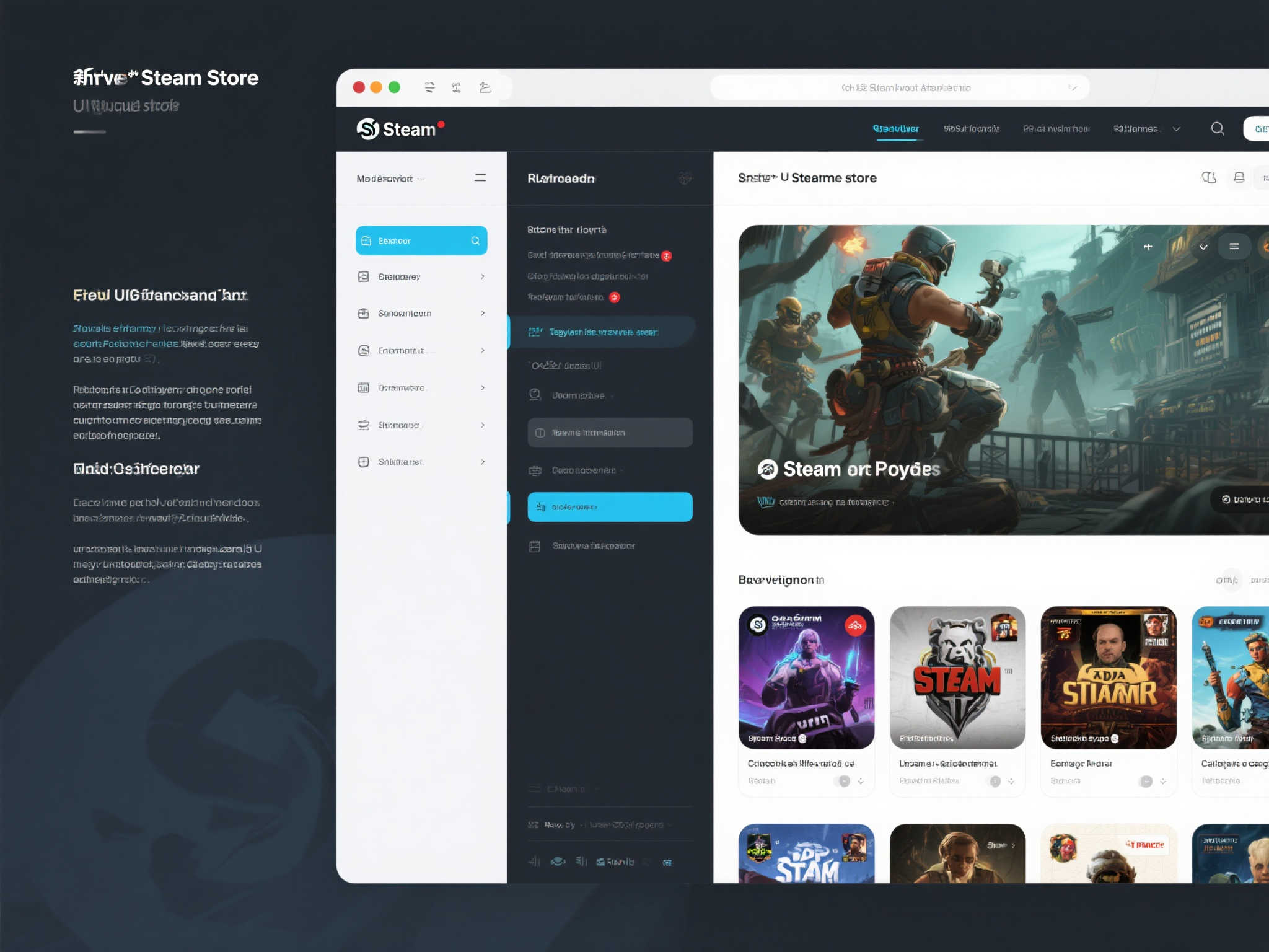 Steam商店界面焕新：菜单升级，游戏页面更宽敞